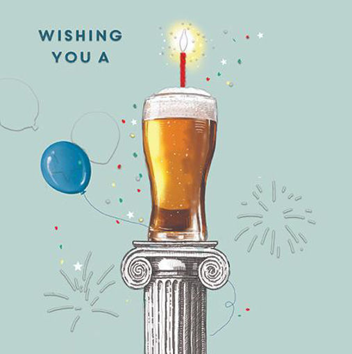 Picture of WISHING YOU A HAPPY BEER DAY CARD